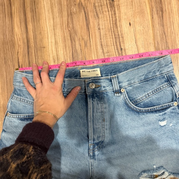 Free People We the Free Now or Never Cut Off Denim Shorts - Picture 5 of 7